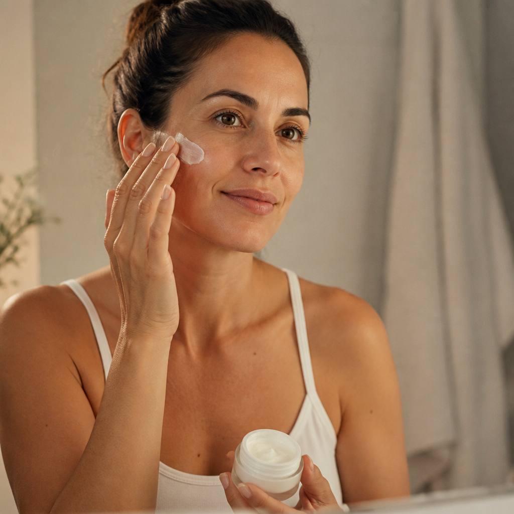 Applying Tallow Cream